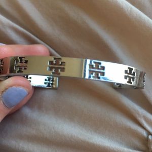 Tory Burch sterling silver bangle
